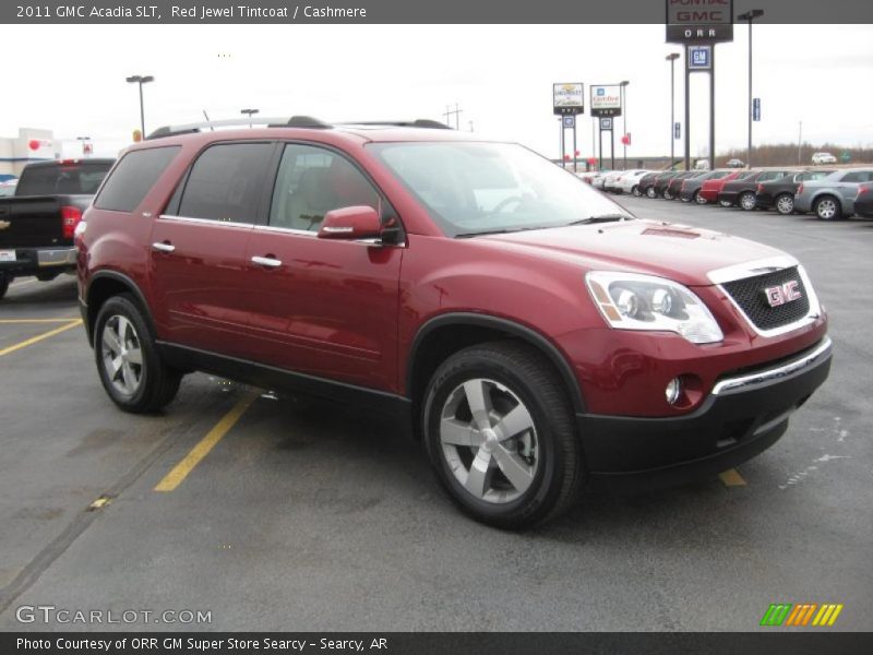 Red Jewel Tintcoat / Cashmere 2011 GMC Acadia SLT
