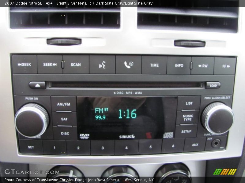 Bright Silver Metallic / Dark Slate Gray/Light Slate Gray 2007 Dodge Nitro SLT 4x4