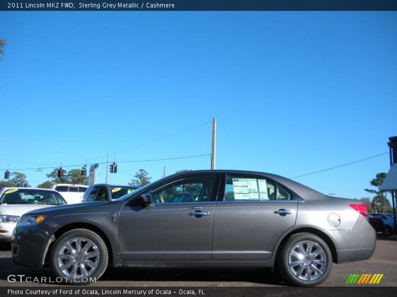 Sterling Grey Metallic / Cashmere 2011 Lincoln MKZ FWD