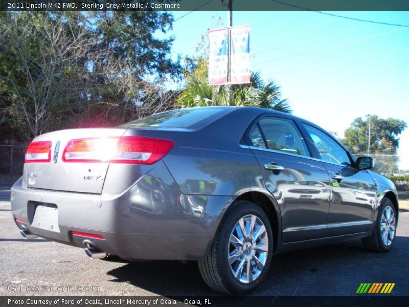 Sterling Grey Metallic / Cashmere 2011 Lincoln MKZ FWD