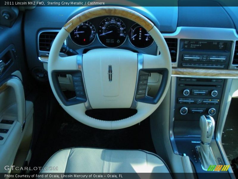 Sterling Grey Metallic / Cashmere 2011 Lincoln MKZ FWD