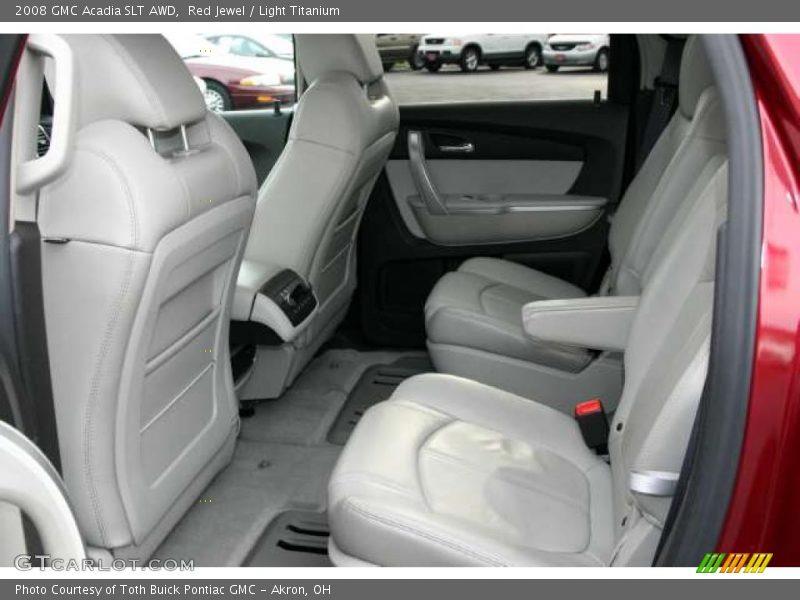Red Jewel / Light Titanium 2008 GMC Acadia SLT AWD