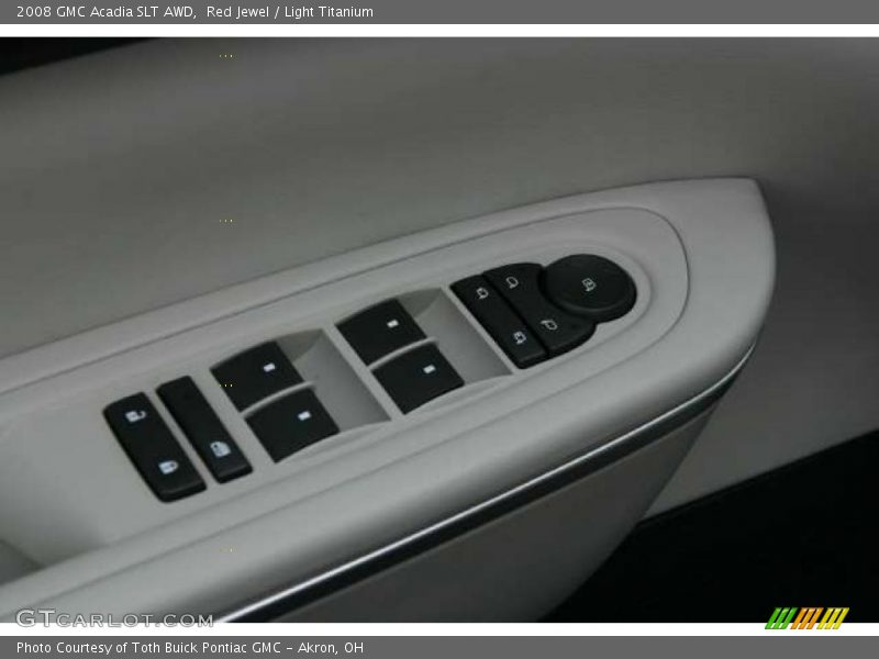 Red Jewel / Light Titanium 2008 GMC Acadia SLT AWD