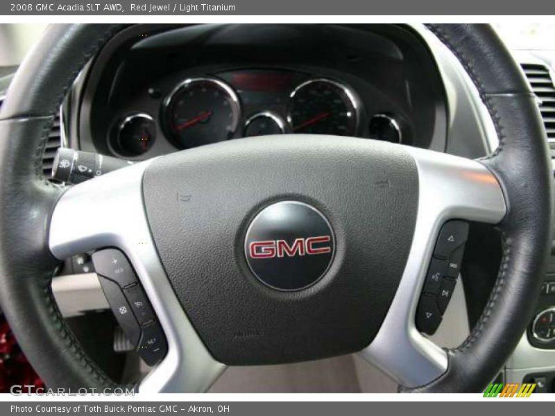 Red Jewel / Light Titanium 2008 GMC Acadia SLT AWD
