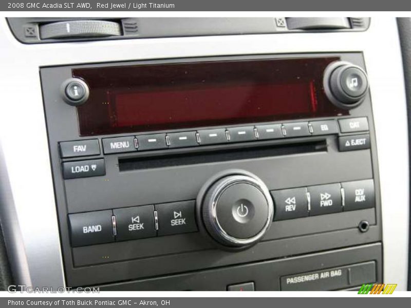 Red Jewel / Light Titanium 2008 GMC Acadia SLT AWD