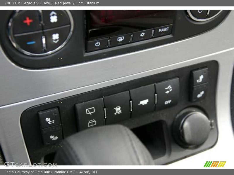 Red Jewel / Light Titanium 2008 GMC Acadia SLT AWD
