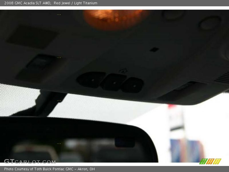 Red Jewel / Light Titanium 2008 GMC Acadia SLT AWD