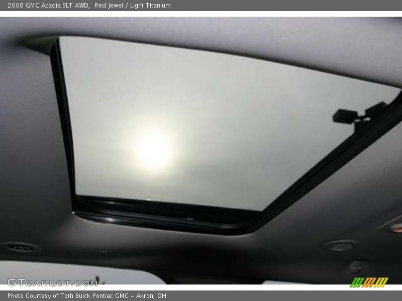 Red Jewel / Light Titanium 2008 GMC Acadia SLT AWD
