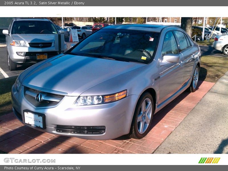 Satin Silver Metallic / Ebony 2005 Acura TL 3.2