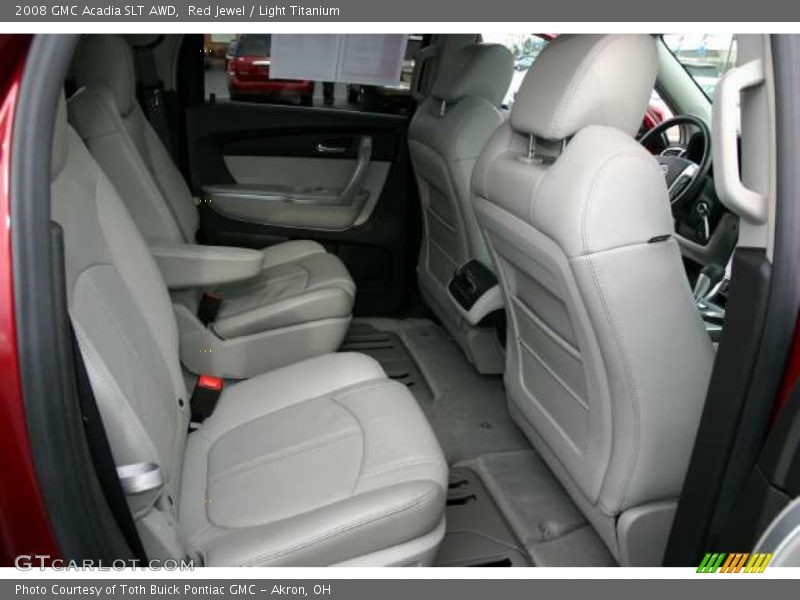 Red Jewel / Light Titanium 2008 GMC Acadia SLT AWD