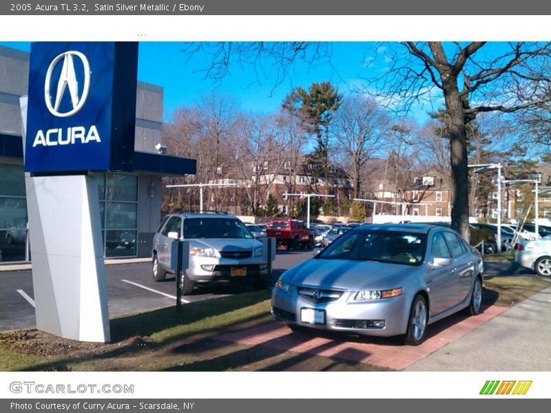 Satin Silver Metallic / Ebony 2005 Acura TL 3.2