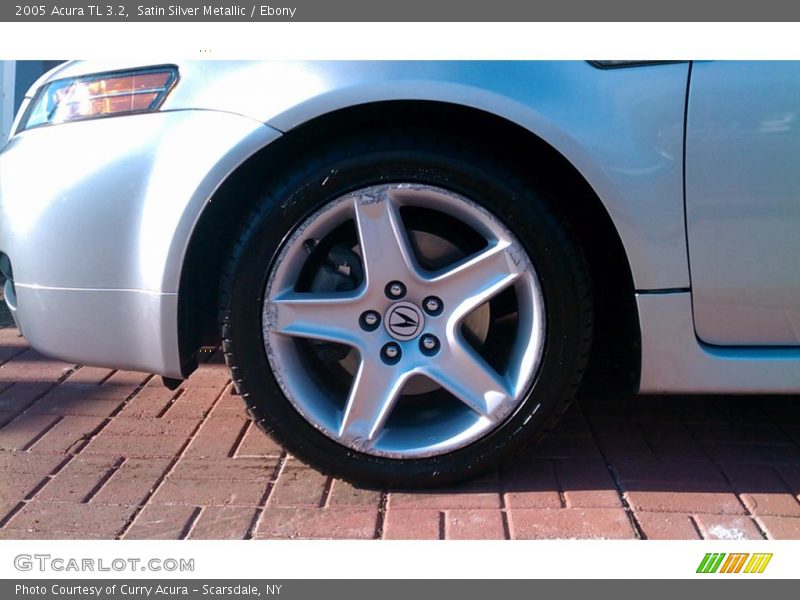 Satin Silver Metallic / Ebony 2005 Acura TL 3.2