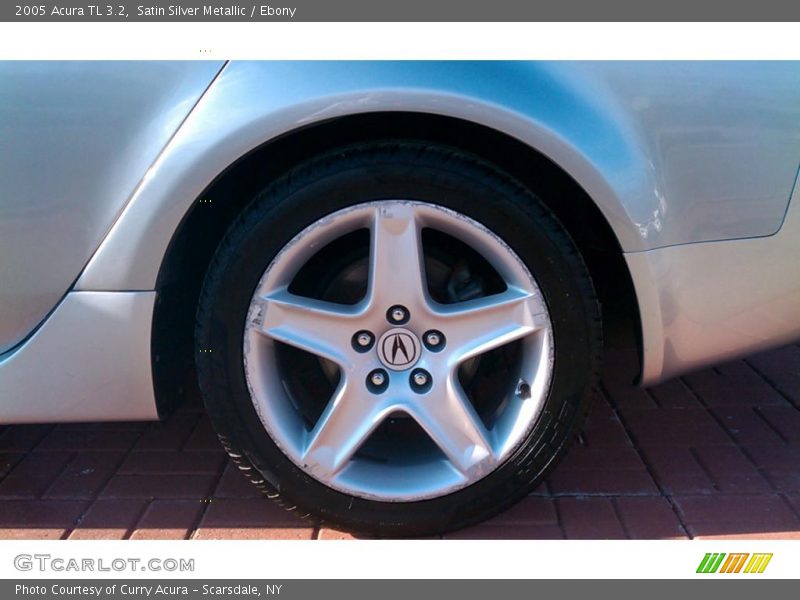 Satin Silver Metallic / Ebony 2005 Acura TL 3.2