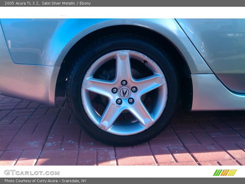 Satin Silver Metallic / Ebony 2005 Acura TL 3.2