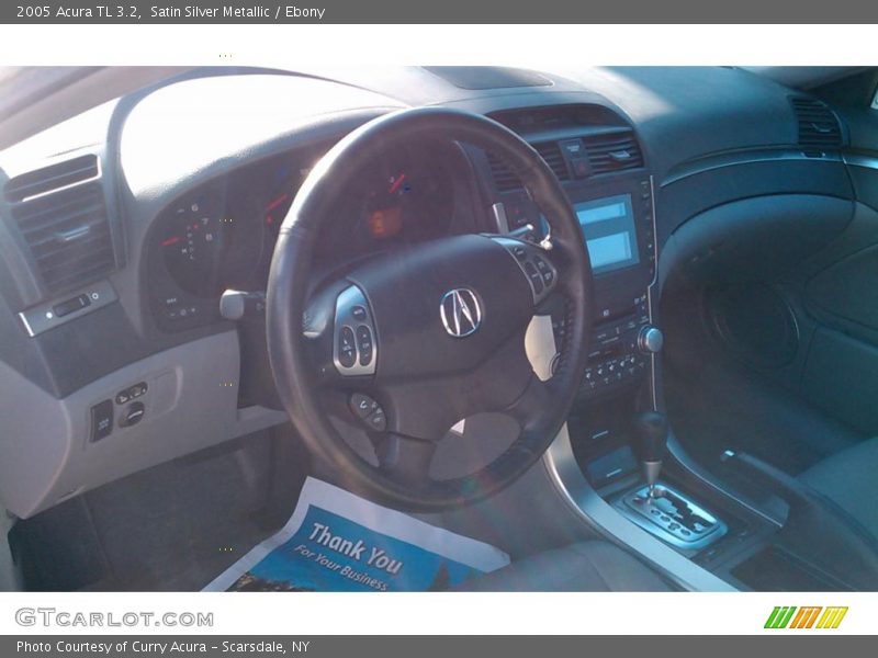 Satin Silver Metallic / Ebony 2005 Acura TL 3.2