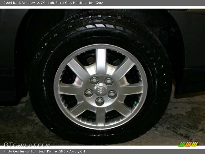 Light Spiral Gray Metallic / Light Gray 2004 Buick Rendezvous CX