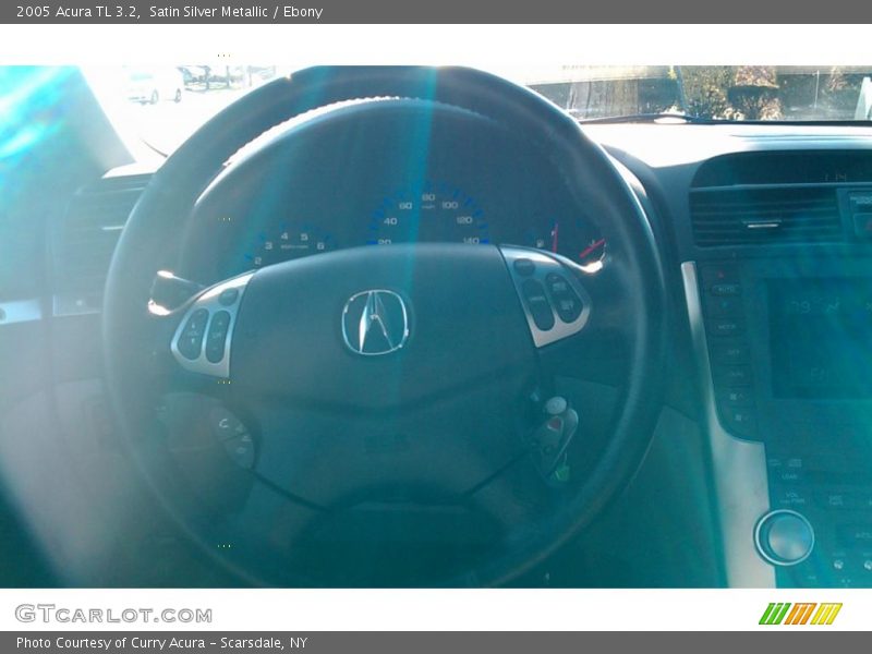 Satin Silver Metallic / Ebony 2005 Acura TL 3.2