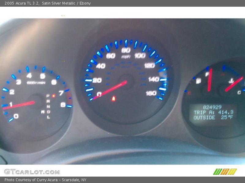 Satin Silver Metallic / Ebony 2005 Acura TL 3.2