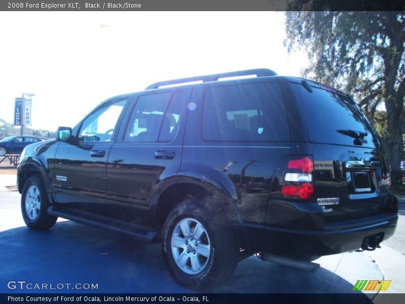 Black / Black/Stone 2008 Ford Explorer XLT