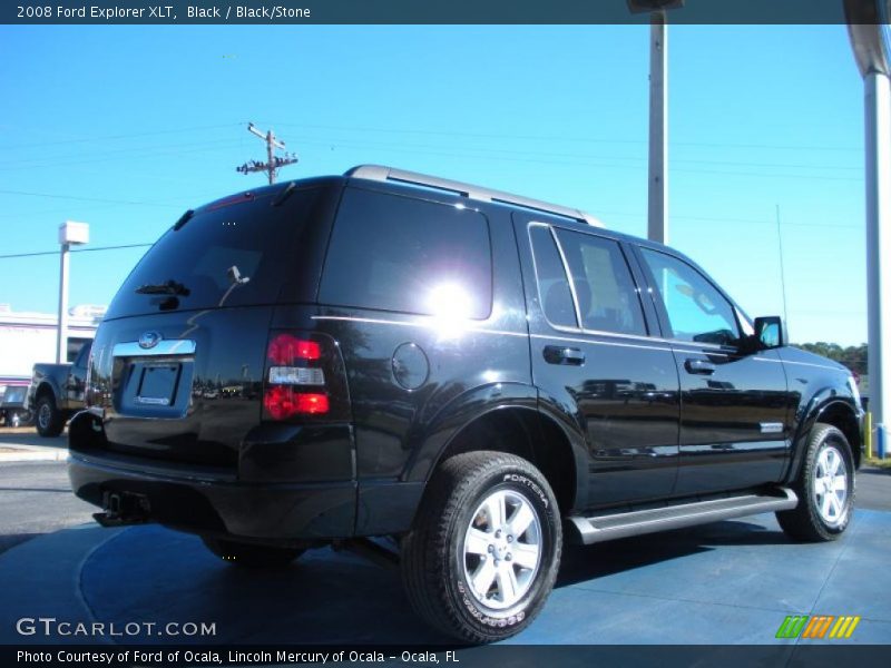Black / Black/Stone 2008 Ford Explorer XLT