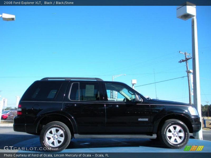 Black / Black/Stone 2008 Ford Explorer XLT