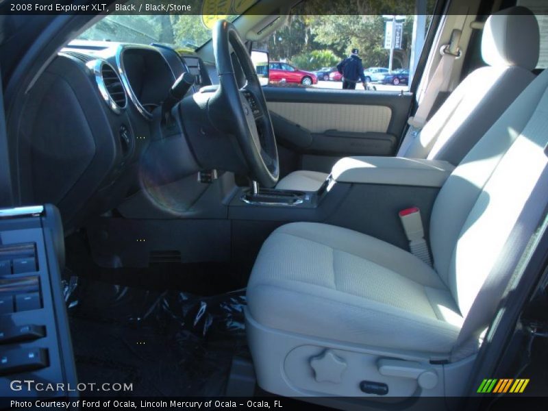 Black / Black/Stone 2008 Ford Explorer XLT