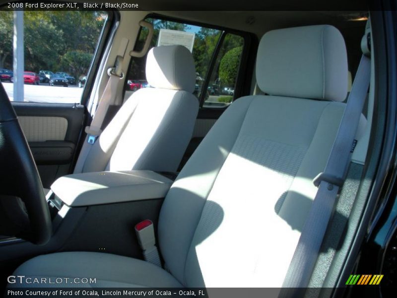 Black / Black/Stone 2008 Ford Explorer XLT