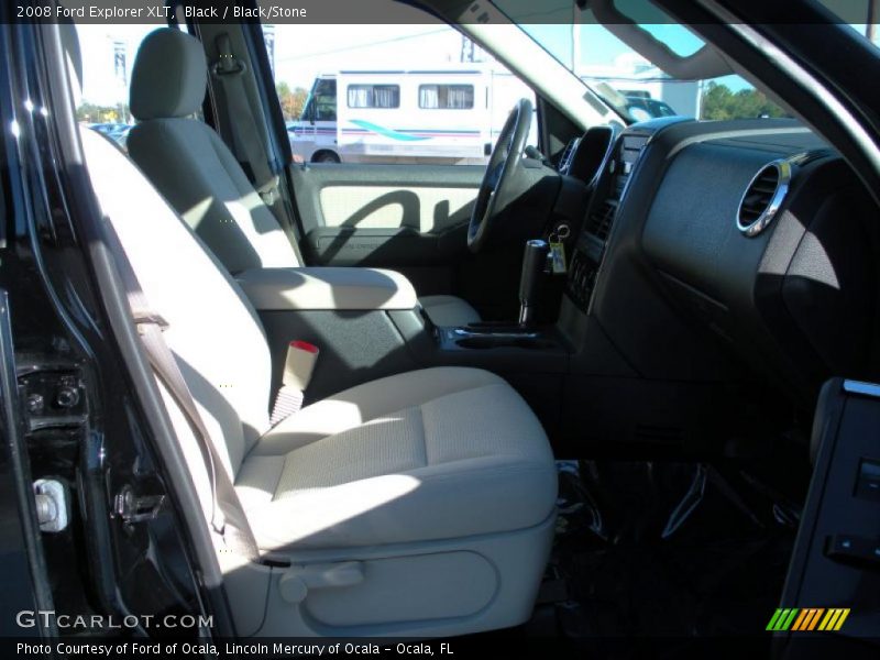 Black / Black/Stone 2008 Ford Explorer XLT