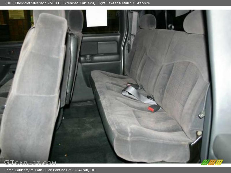 Light Pewter Metallic / Graphite 2002 Chevrolet Silverado 2500 LS Extended Cab 4x4