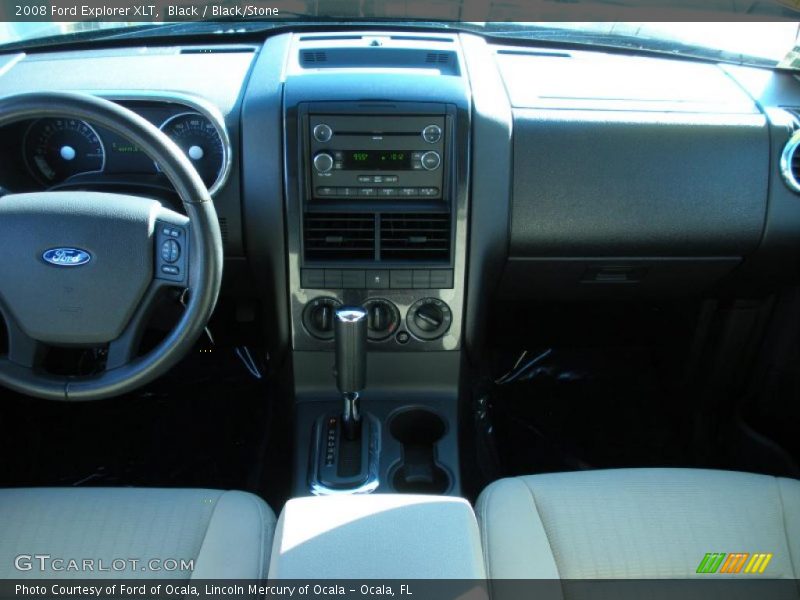 Black / Black/Stone 2008 Ford Explorer XLT