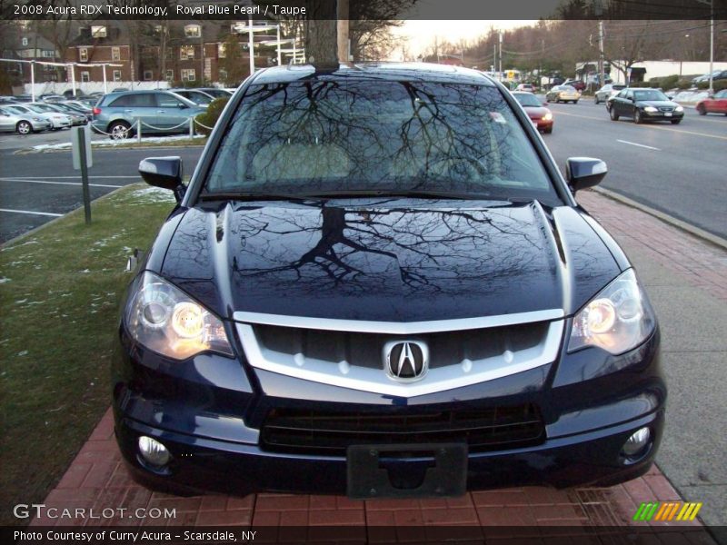 Royal Blue Pearl / Taupe 2008 Acura RDX Technology
