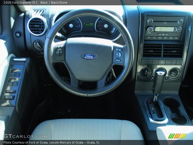 Black / Black/Stone 2008 Ford Explorer XLT