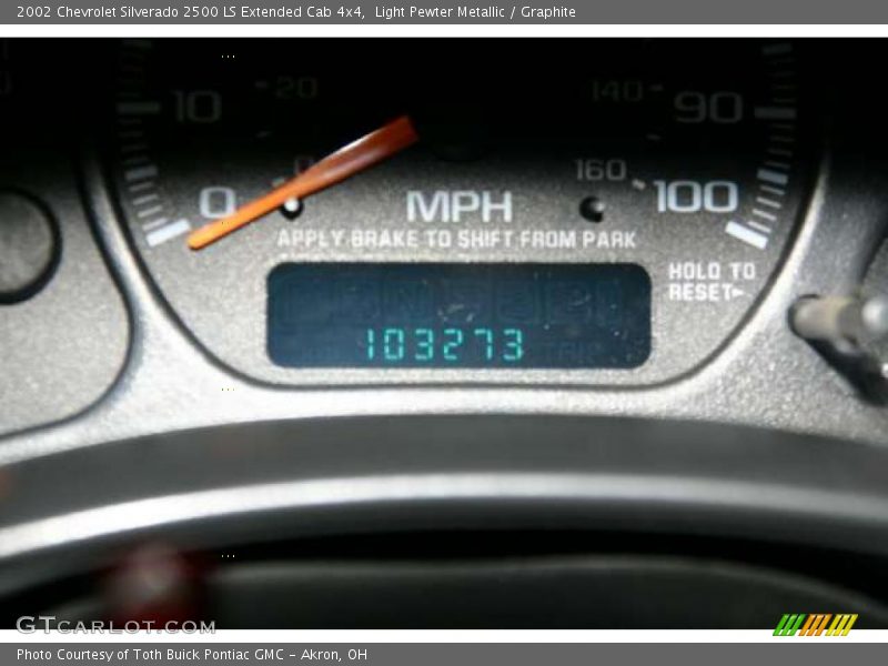 Light Pewter Metallic / Graphite 2002 Chevrolet Silverado 2500 LS Extended Cab 4x4