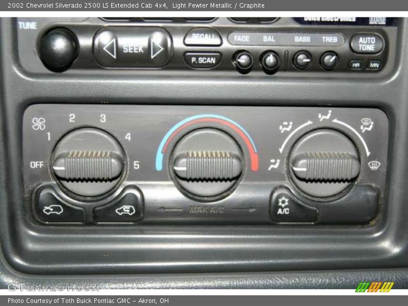 Light Pewter Metallic / Graphite 2002 Chevrolet Silverado 2500 LS Extended Cab 4x4