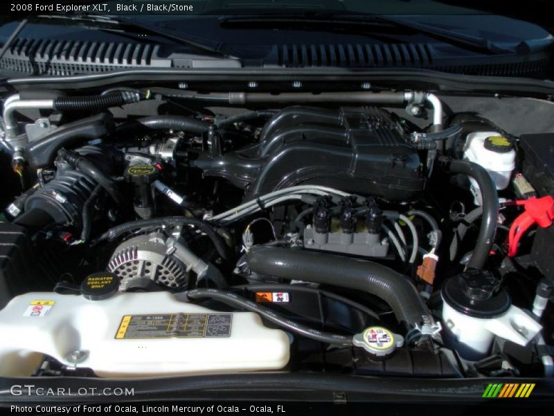 Black / Black/Stone 2008 Ford Explorer XLT