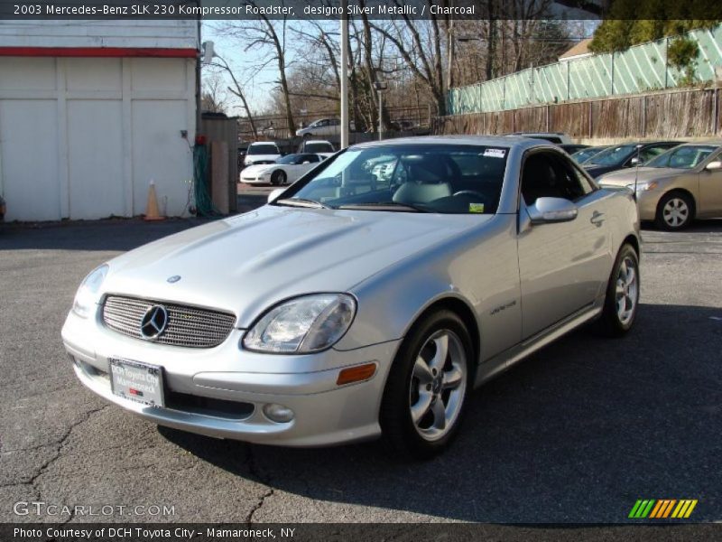 designo Silver Metallic / Charcoal 2003 Mercedes-Benz SLK 230 Kompressor Roadster