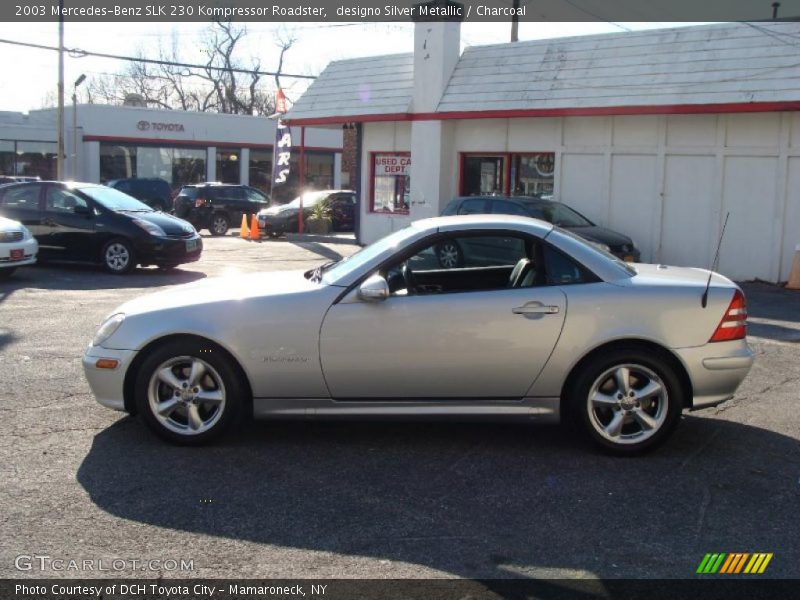 designo Silver Metallic / Charcoal 2003 Mercedes-Benz SLK 230 Kompressor Roadster