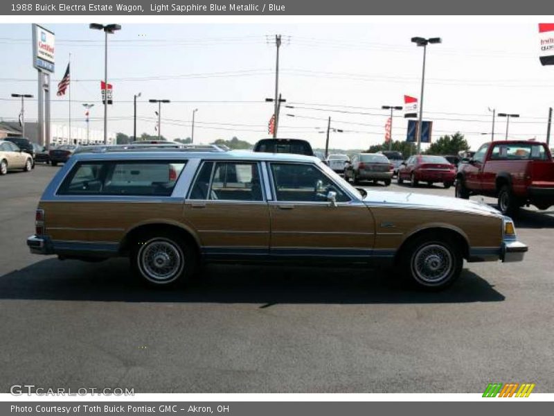 Light Sapphire Blue Metallic / Blue 1988 Buick Electra Estate Wagon