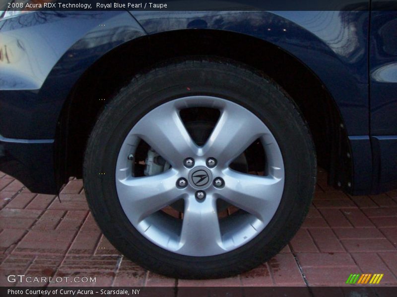 Royal Blue Pearl / Taupe 2008 Acura RDX Technology
