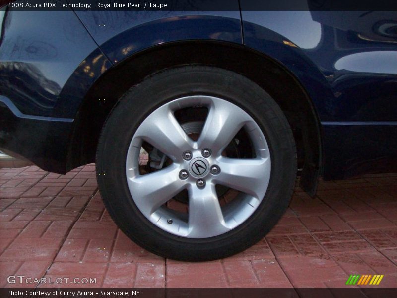 Royal Blue Pearl / Taupe 2008 Acura RDX Technology