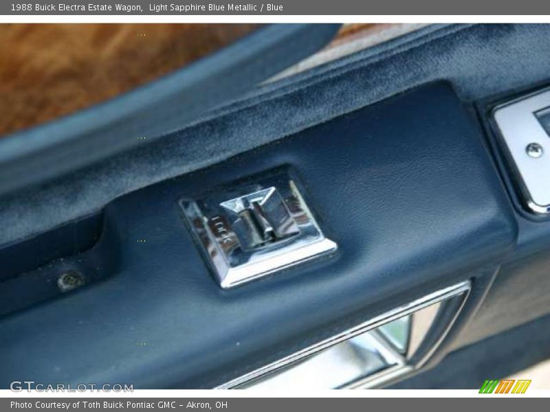 Light Sapphire Blue Metallic / Blue 1988 Buick Electra Estate Wagon