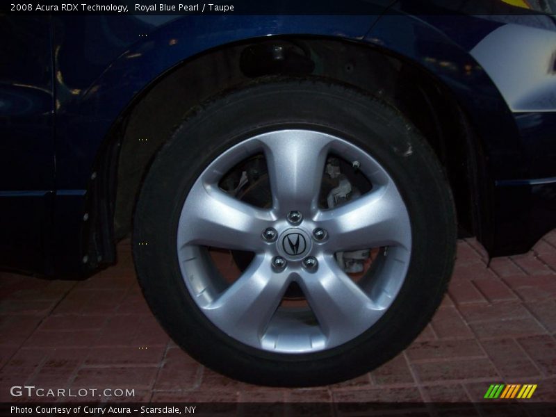Royal Blue Pearl / Taupe 2008 Acura RDX Technology