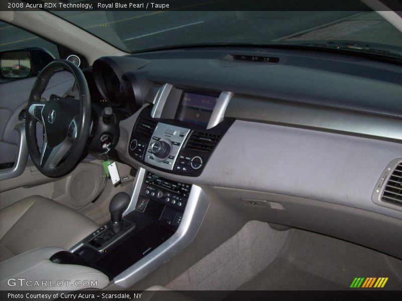 Royal Blue Pearl / Taupe 2008 Acura RDX Technology