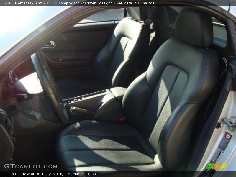 designo Silver Metallic / Charcoal 2003 Mercedes-Benz SLK 230 Kompressor Roadster
