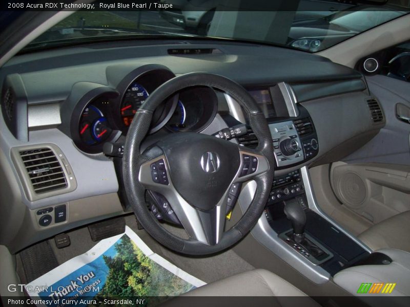 Royal Blue Pearl / Taupe 2008 Acura RDX Technology