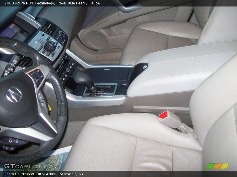 Royal Blue Pearl / Taupe 2008 Acura RDX Technology