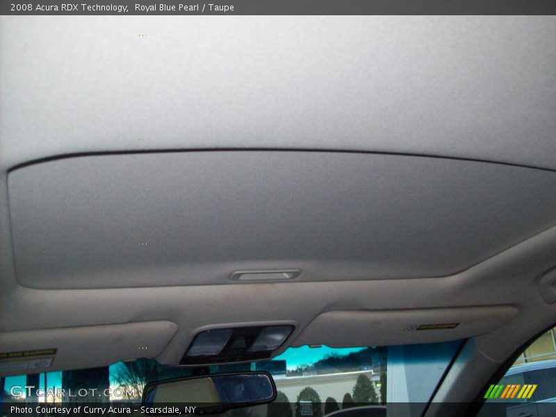 Royal Blue Pearl / Taupe 2008 Acura RDX Technology