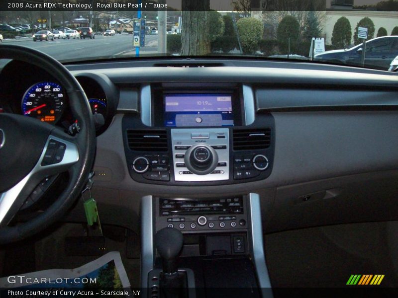 Royal Blue Pearl / Taupe 2008 Acura RDX Technology