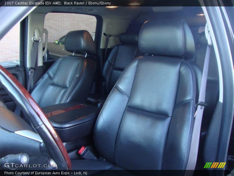 Black Raven / Ebony/Ebony 2007 Cadillac Escalade ESV AWD