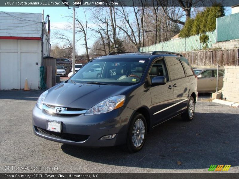 Slate Gray Metallic / Stone 2007 Toyota Sienna XLE Limited AWD